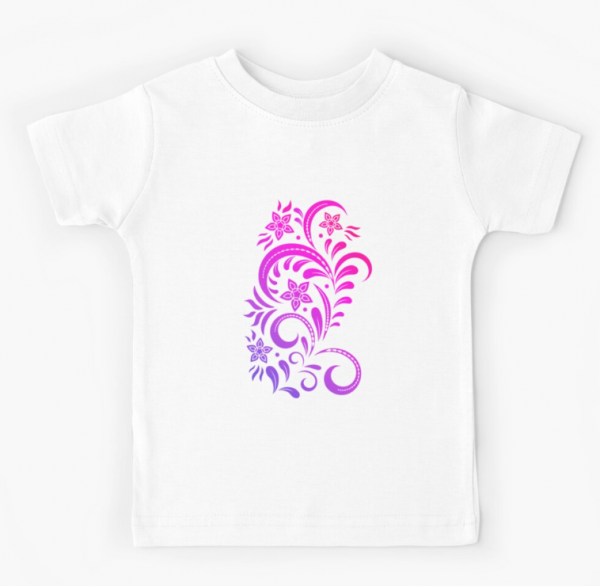 Motif floral vintage